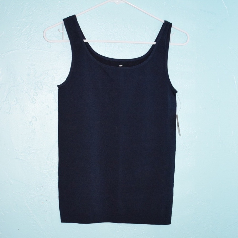 NWT talbots navy tank top